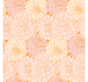 Bases para copos com arranjo de motivo floral - TenStickers