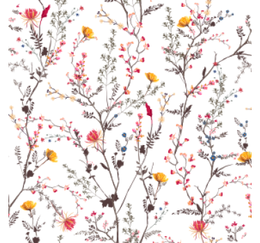 Bases para copos com padrão de galhos florais - TenStickers