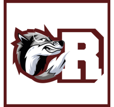 Bases para copos personalizáveis monograma do lobo - TenStickers