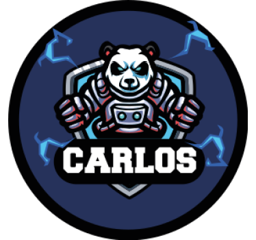 Bases para copos em vinil personalizáveis Panda com nome - TenStickers