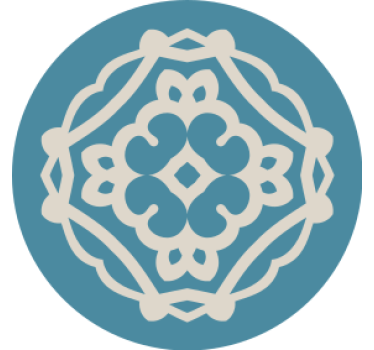 Bases para copos com sobreposição de padrão intricado - TenStickers