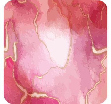 Bases para copos mármore rosa fluido - TenStickers