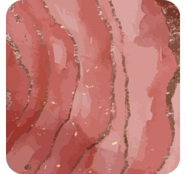 Bases para copos com redemoinhos de mármore rosa - TenStickers