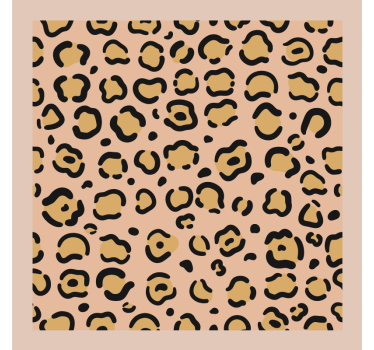 Bases para copos com estampa de onça - TenStickers