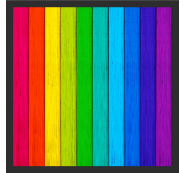 Bases para copos listras coloridas vibrantes - TenStickers