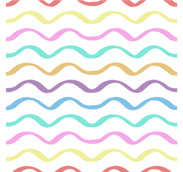Bases para copos com motivo curvo vibrante - TenStickers