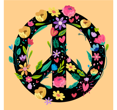 Bases para copos frase símbolo da serenidade botânica - TenStickers