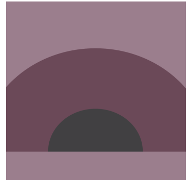 Bases para copos com design em camadas curvas - TenStickers