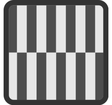 Bases para copos com padrão de superfície listrado - TenStickers