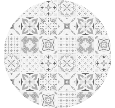 Bases para copos arranjo floral geométrico - TenStickers