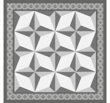 Bases para copos com padrões geométricos em camadas - TenStickers