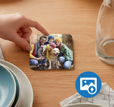 Base para copos personalizado com foto - TenStickers