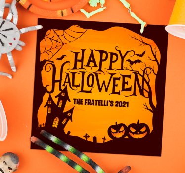 Base paracopos halloween celebração de halloween assustadora - TenStickers