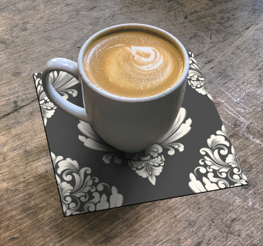 Bases para copos com superfície de padrão ornamental - TenStickers
