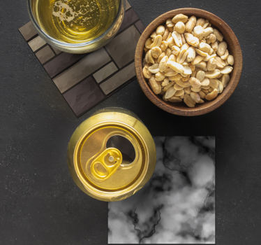 Bases para copos em vinil de texturas Texturas realistas - TenStickers