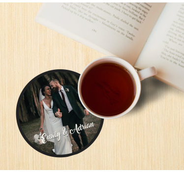 Bases para copos em vinil personalizáveis Imagem personalizada co - TenStickers