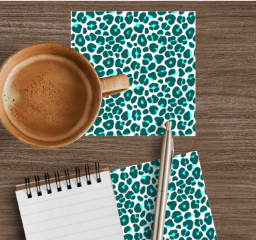 Bases para copos estampa de onça - TenStickers