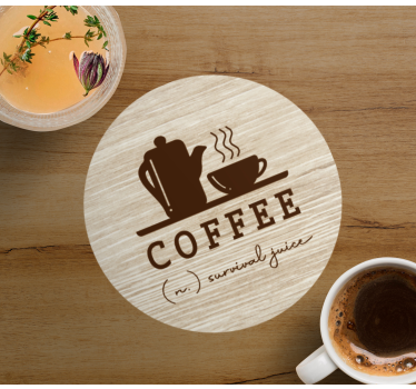 Bases para copos personalizáveis jarra e xícara - TenStickers