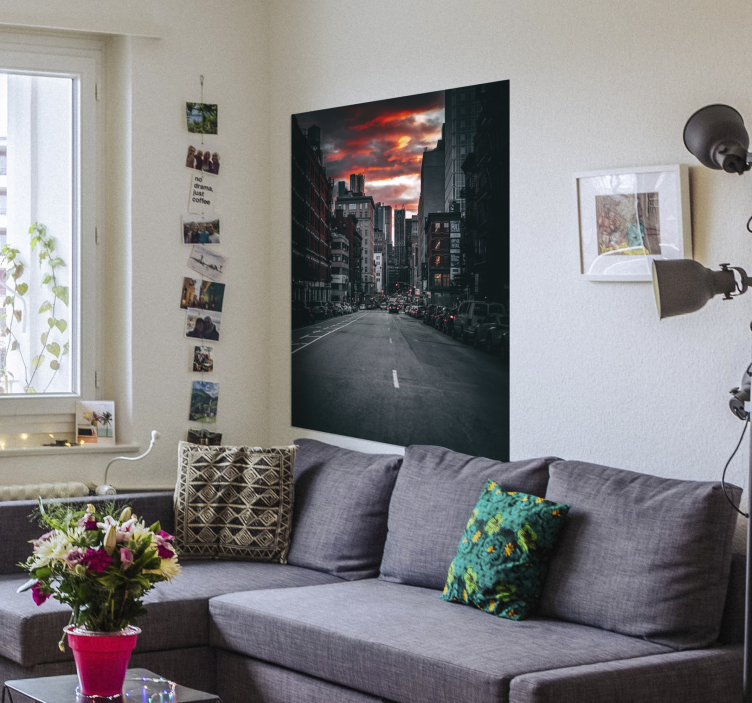 Poster de uma rua de Nova Iorque - TenStickers