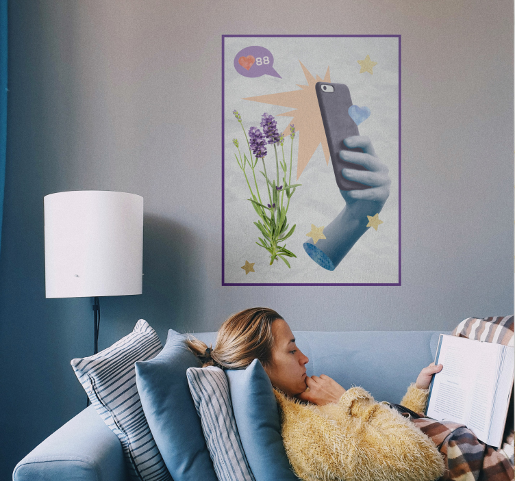 Poster decorativo vida digital - TenStickers