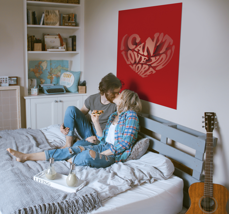 Poster de frases não posso te amar mais - TenStickers