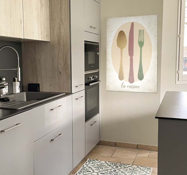 Poster de talheres decorativos - TenStickers