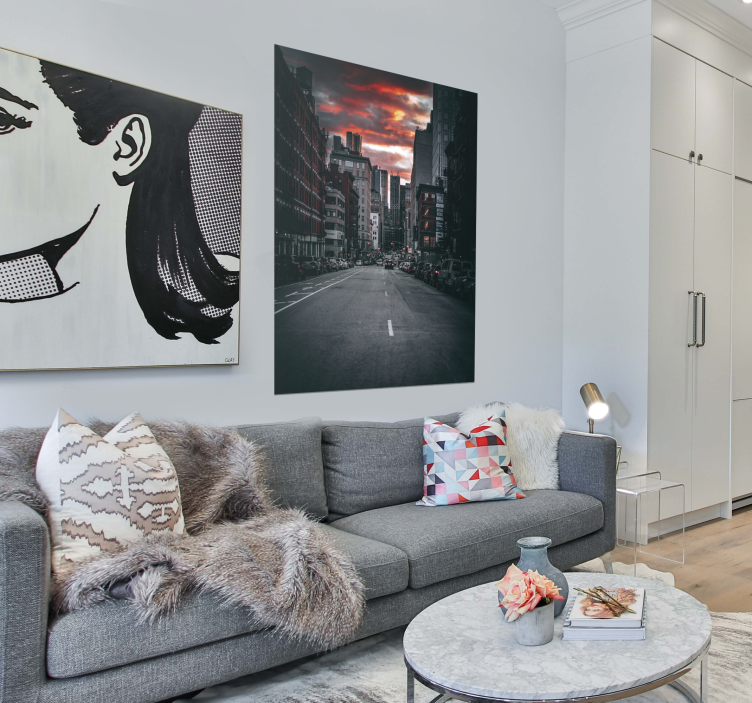 Poster de uma rua de Nova Iorque - TenStickers