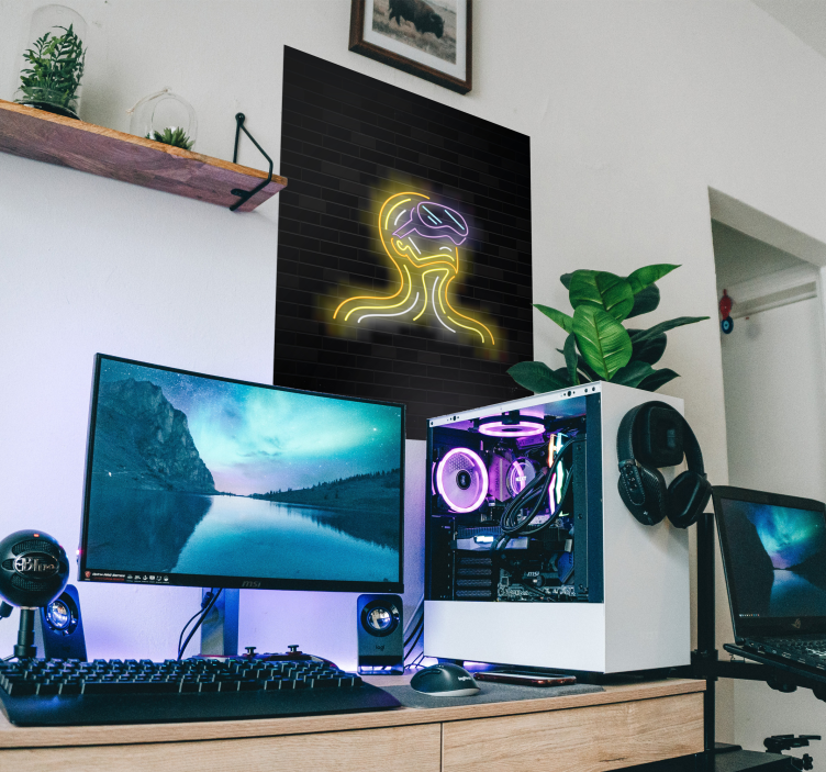Poster gaming realidade virtual - TenStickers