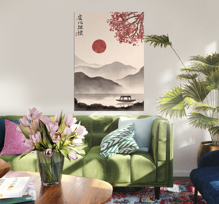 Poster decorativo estilo japandi - TenStickers