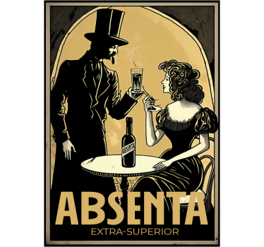 Poster cozinha licor de absinto - TenStickers