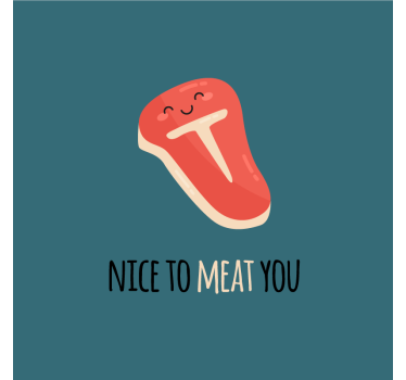 Poster cozinha frases engraçadas sobre comida - TenStickers
