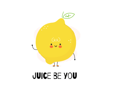 Poster cozinha com frase engraçada e limão amarelo - TenStickers