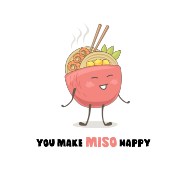 Poster cozinha você me faz feliz com trocadilho - TenStickers