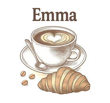 Poster cozinha design de café personalizado - TenStickers