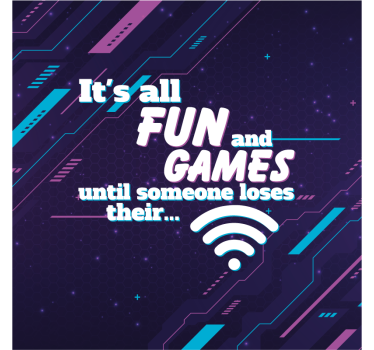 Poster juvenil piada engraçada do wifi - TenStickers