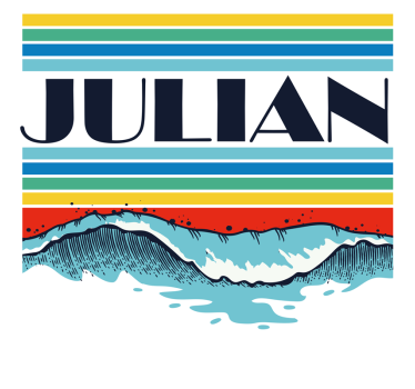 Poster juvenil paisagem marinha personalizada - TenStickers