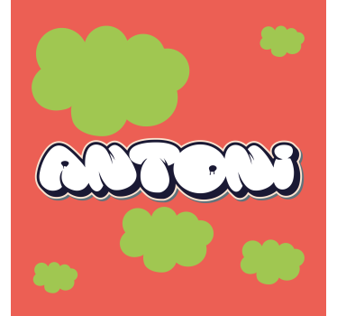 Poster juvenil com estilo de letra divertido - TenStickers