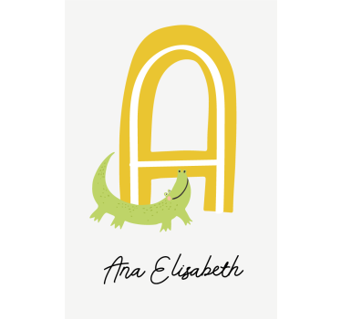 Poster juvenil companheiro do crocodilo - TenStickers