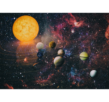 Poster do sistema solar - TenStickers
