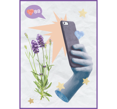 Poster decorativo vida digital - TenStickers