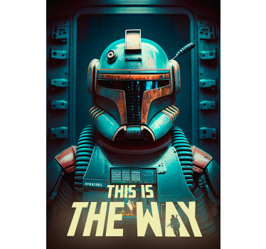 Poster filme dos anos 80 caça-recompensas - TenStickers