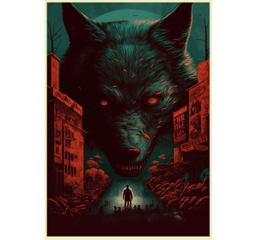 Poster filme do lobo - TenStickers