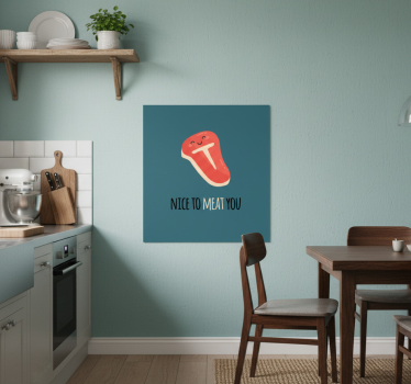 Poster cozinha frases engraçadas sobre comida - TenStickers