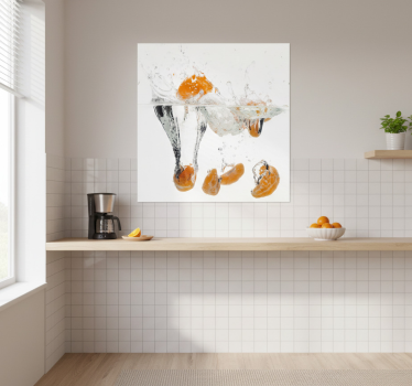 Poster cozinha frutas na água - TenStickers