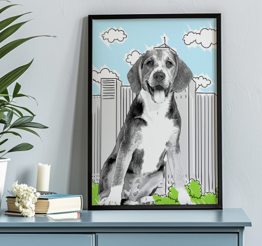 Poster animais variados desenho animado personalizado - TenStickers