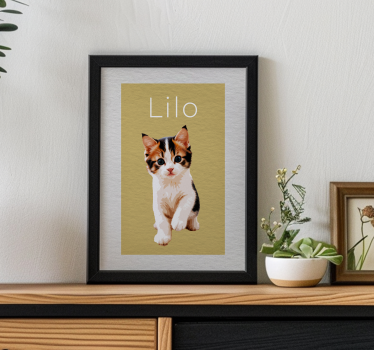 Poster animais variados efeito de desenho personalizado - TenStickers