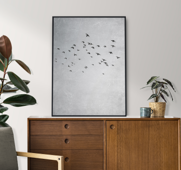 Poster animais variados pássaros voando - TenStickers