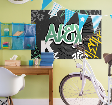 Poster de graffiti personalizado - TenStickers