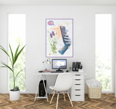 Poster decorativo vida digital - TenStickers