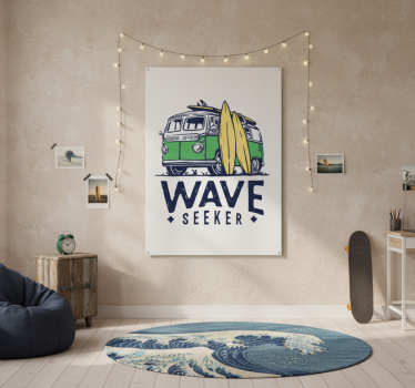 Poster juvenil van surfista - TenStickers